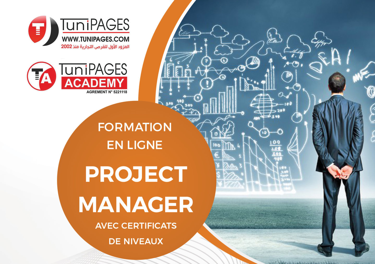 Formation à Monastir  Project Manager  Tunipages